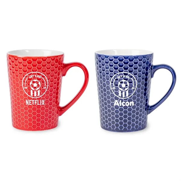 ACE Hexagon Textured Soccer Mug... from ASI 44900 NC Custom (CI/Lanco) / ACE USA