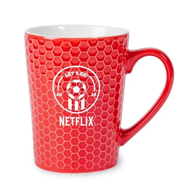 ACE Hexagon Textured Soccer Mug... from ASI 44900 NC Custom (CI/Lanco) / ACE USA