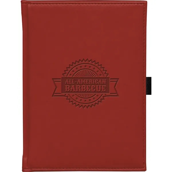 5x 7 smooth stitched padded journal, deboss imprint, 125 sheets lined... from ASI 91340 Journalbooks/Timeplanner Calendars