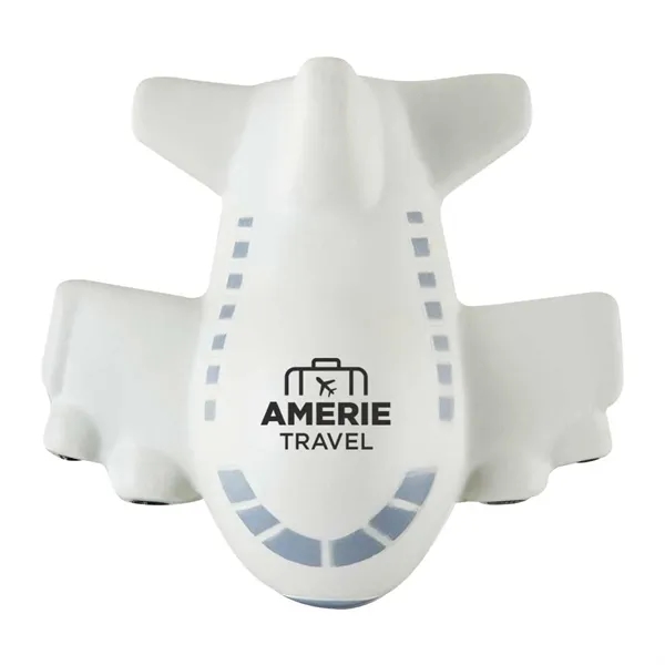 4" x 3.5" x 1.75" airplane-shaped stress reliever made of PU... from ASI 63549 Jornik Manufacturing Corp