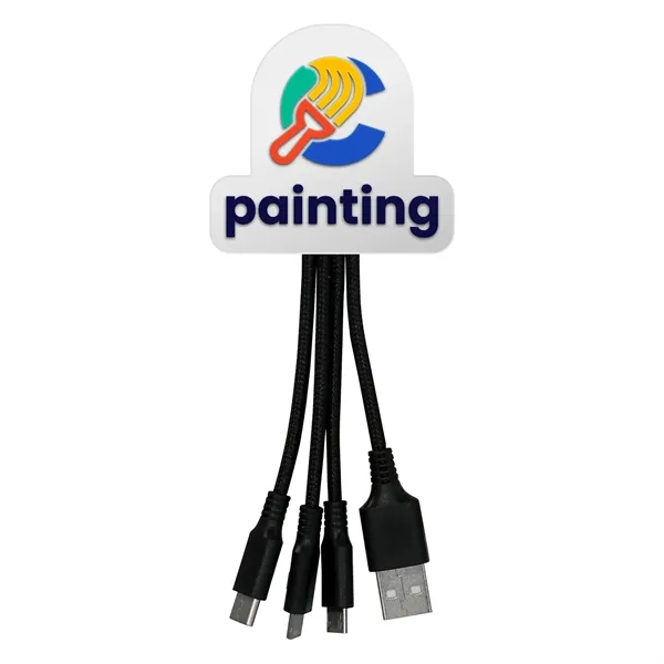 FULL COLOR 3D CUSTOM 3-IN-1 CHARGING CABLE... from ASI 30208 A P Specialties / AP Specialties