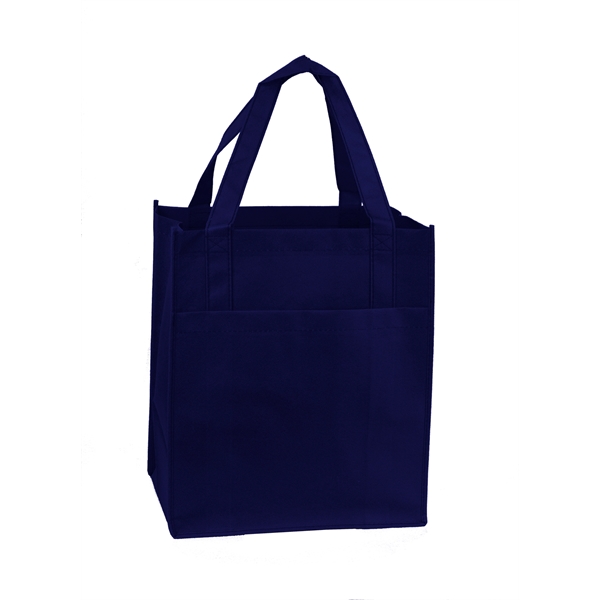 13" x 15" x 10" non-woven polypropylene pocket tote bag with... from ASI 37980 Bagworld