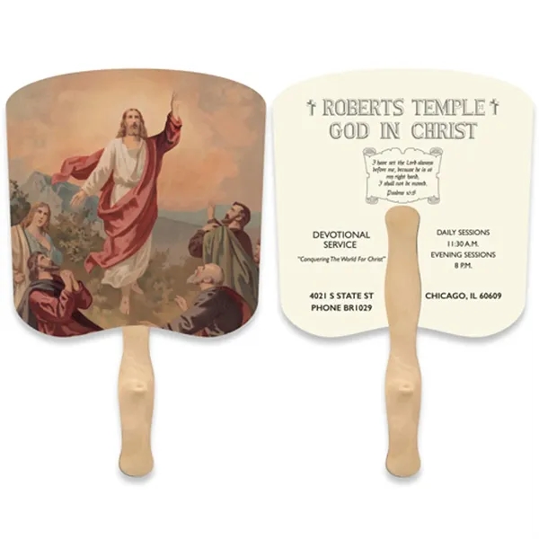 Two Sided Paper Fan With Sturdy Handle And Easy Grip.... from ASI 57956 Graphco line