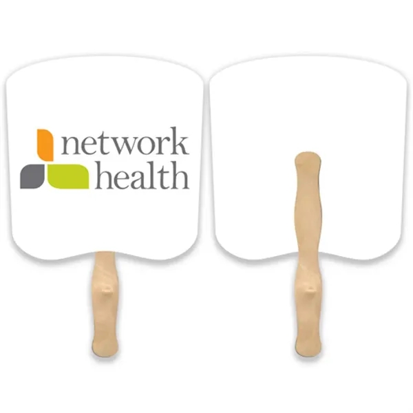 One Sided Paper Fan With Sturdy Handle And Easy Grip.... from ASI 57956 Graphco line