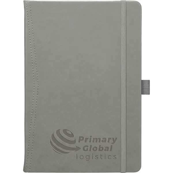 5.5x8.5 faux leather journal with an inside pocket, deboss imprint, 80... from ASI 91340 Journalbooks/Timeplanner Calendars