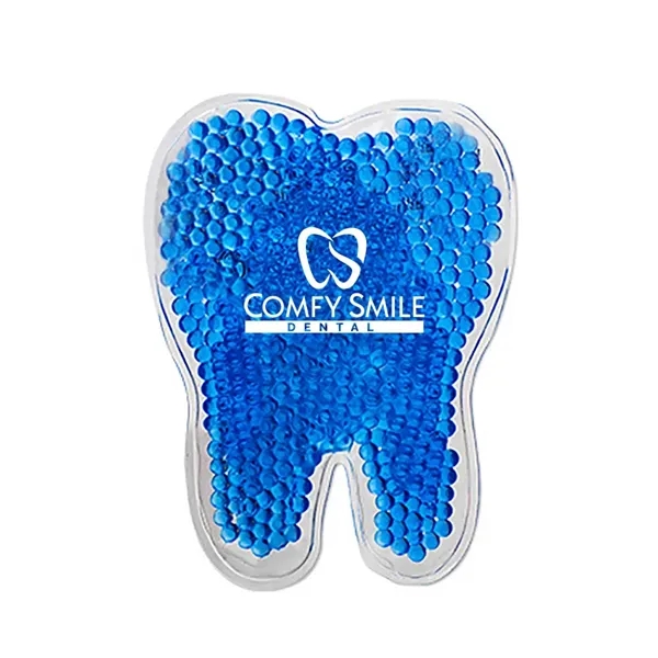 5" x 5" tooth-shaped gel hot and cold gel pack activated... from ASI 63549 Jornik Manufacturing Corp / Jornik