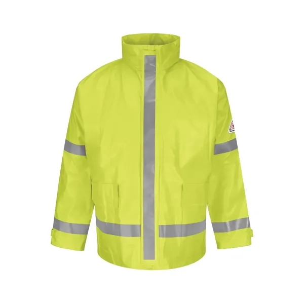Bulwark Hi-Visibility Flame-Resistant Rain Jacket... from ASI 84358 S&S Activewear
