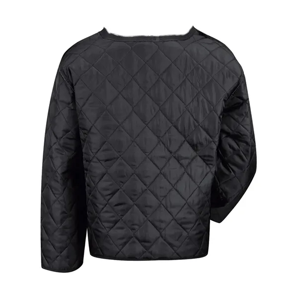 Zip-in/zip-out jacket liner made of quilted 100% nylon with an inside... from ASI 84358 S&S Activewear