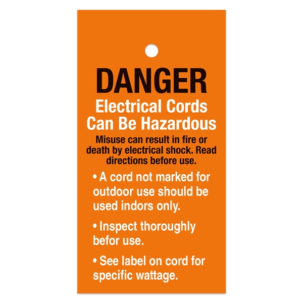 Tag measuring 2 3/4" x 5 1/4" made of Valeron-strength film... from ASI 56950 Gill Studios Inc / Gill-Line®