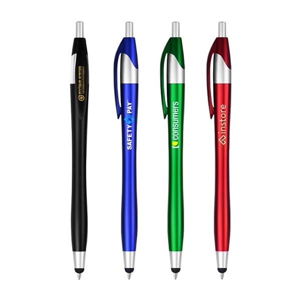 Metallic Color Stylus Ballpoint Pen... from ASI 31517 Admart Products / Admart Line