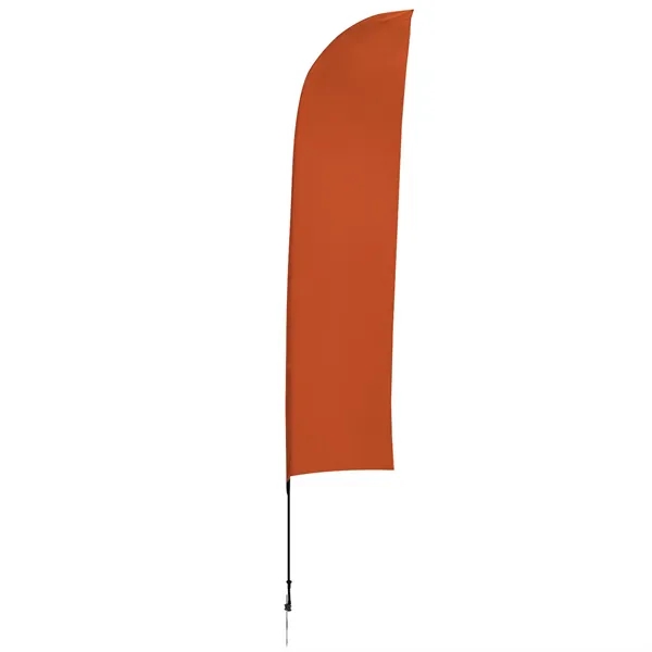 13' solid-colored blade sail sign with single sided graphics and a... from ASI 87188 Showdown Displays