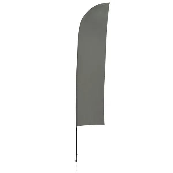 13' solid-colored blade sail sign with single sided graphics and a... from ASI 87188 Showdown Displays