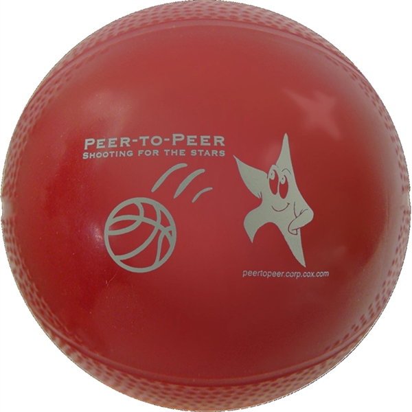 Soft, re-inflatable, mini vinyl basketball measuring 4" for advertising a team... from ASI 38120 Ball Pro / Diversified Quality Kitchenware