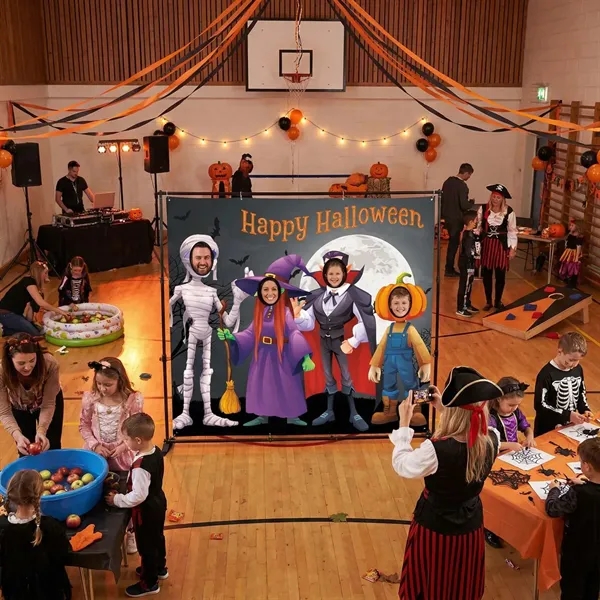 101.75" x 90.375" x 15.375" polyester and aluminum FrameWorx Quad Face... from ASI 87188 Showdown Displays