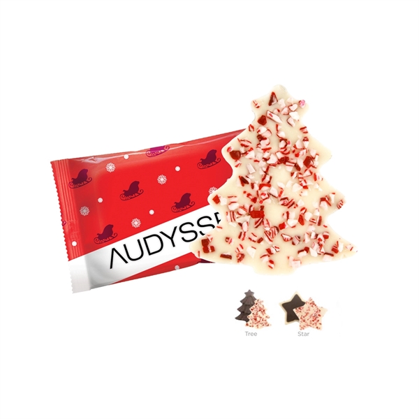 Peppermint bark individually wrapped shapes, .5 ounce.... from ASI 44900 NC Custom (CI/Lanco) / Chocolate Inn