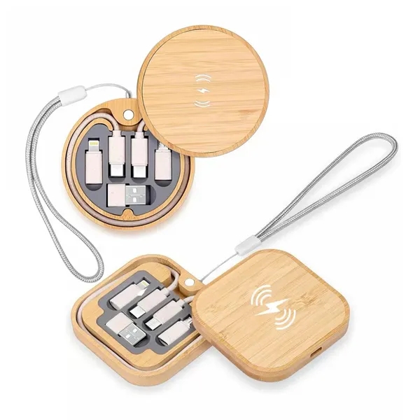 5 in 1 ECO charging kit with 15W wireless charger with... from ASI 37218 Athena Promo (tm)