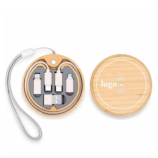 5 in 1 ECO charging kit with 15W wireless charger with... from ASI 37218 Athena Promo (tm)