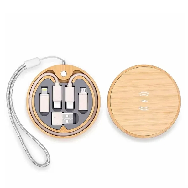 5 in 1 ECO charging kit with 15W wireless charger with... from ASI 37218 Athena Promo (tm)