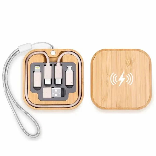 5 in 1 ECO charging kit with 15W wireless charger with... from ASI 37218 Athena Promo (tm)