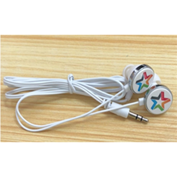 Wired Earbuds with 2color silkscreen imprint on 2 positions... from ASI 37218 Athena Promo (tm)