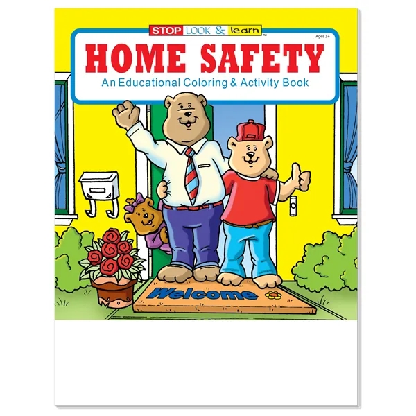 Coloring Book: Home Safety... from ASI 40480 Koozie Group / Norwood
