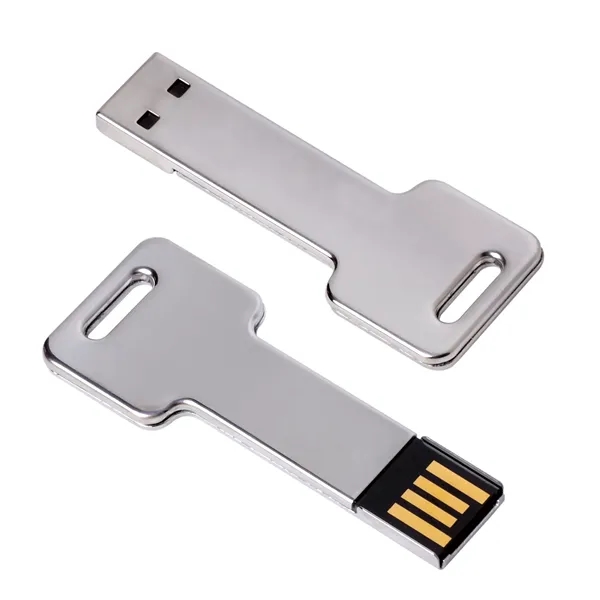 8 GB Silver Key USB 2.0 Flash Drive... from ASI 40480 Koozie Group