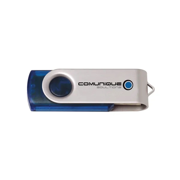 2 GB Translucent Folding USB 2.0 Flash Drive... from ASI 40480 Koozie Group