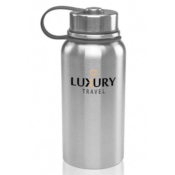 Stainless steel 27 oz. water bottle with double wall, vacuum insulated... from ASI 39552 BEL Promo