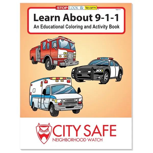 Coloring Book: Learn About 911... from ASI 40480 Koozie Group / Norwood