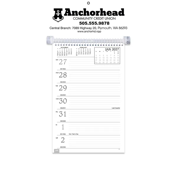 Weekly Memo... from ASI 40480 Koozie Group / Norwood Triumph Calendar