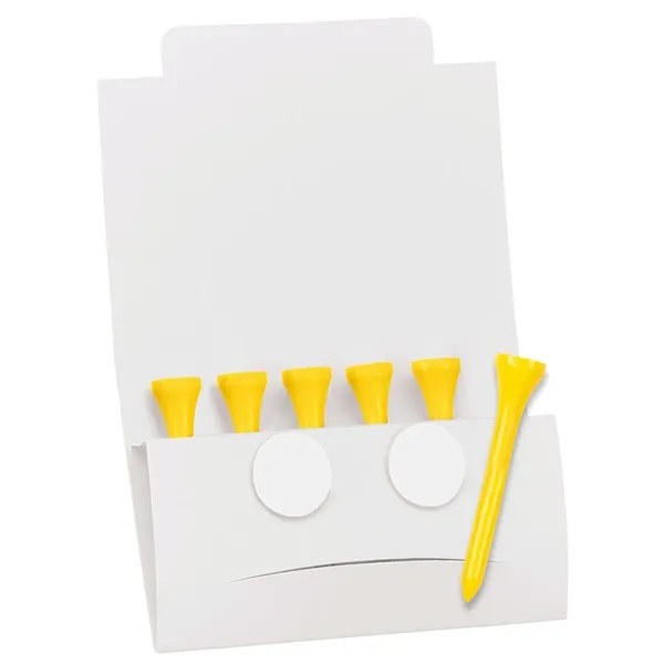 6-2 Golf Tee Packet - 3-1/4" Tee... from ASI 40480 Koozie Group / Norwood