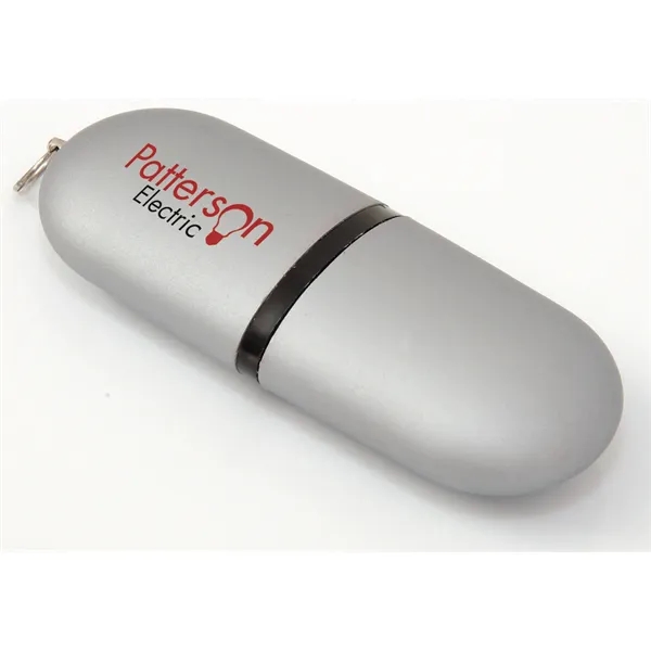 4 GB Oval USB 2.0 Flash Drive... from ASI 40480 Koozie Group