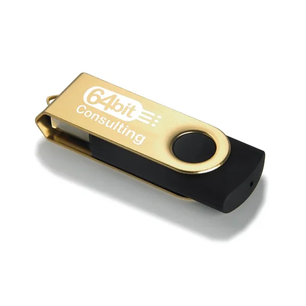 16 GB Color Accent Folding USB 2.0 Flash Drive... from ASI 40480 Koozie Group