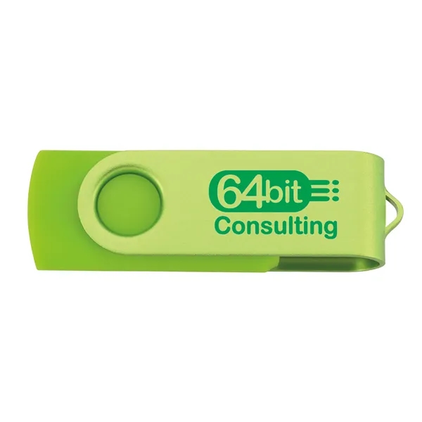 1 GB Two Tone Folding USB 2.0 Flash Drive... from ASI 40480 Koozie Group