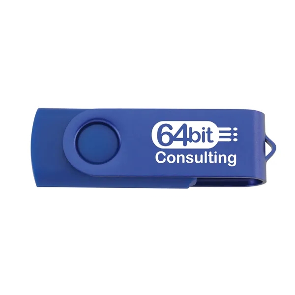 4 GB Two Tone Folding USB 2.0 Flash Drive... from ASI 40480 Koozie Group
