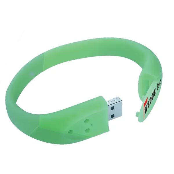 4 GB Wrist Band USB 2.0 Flash Drive... from ASI 40480 Koozie Group