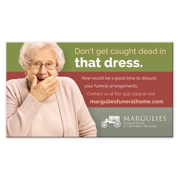 30 Mil 4-Color Process Business Card Magnet... from ASI 40480 Koozie Group
