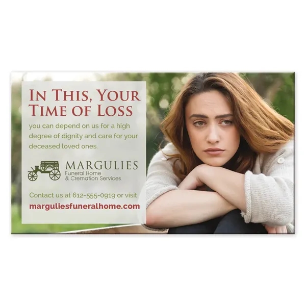 30 Mil 4-Color Process Business Card Magnet... from ASI 40480 Koozie Group