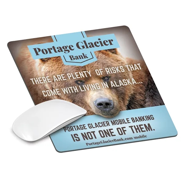 1/4" Fabric Surface Mouse Pad (7-1/2" x 8")... from ASI 40480 Koozie Group