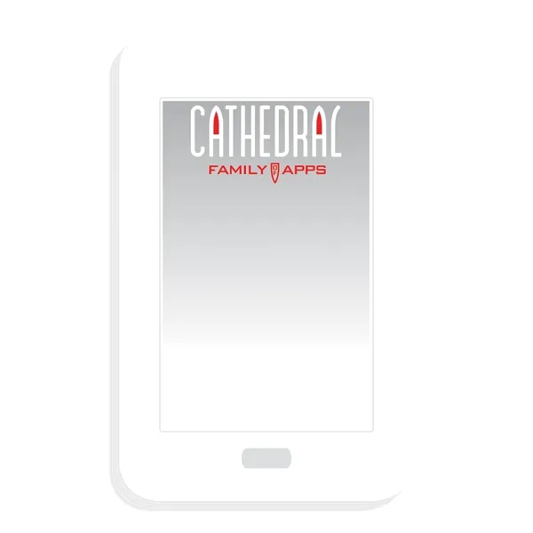 Souvenir® Sticky Note™ 4" x 3" Die Cut Pad, 50 sheet... from ASI 40480 Koozie Group