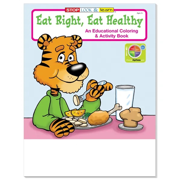 Coloring Book: Eat Right, Eat Healthy... from ASI 40480 Koozie Group