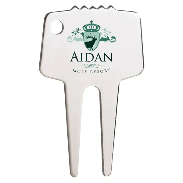 Silver-Tone Divot Repair Tool... from ASI 40480 Koozie Group / Norwood