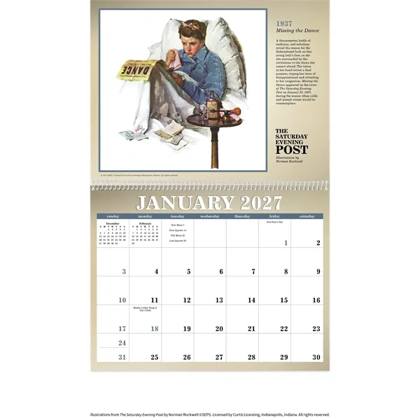 The Saturday Evening Post... from ASI 40480 Koozie Group / Norwood Triumph Calendar