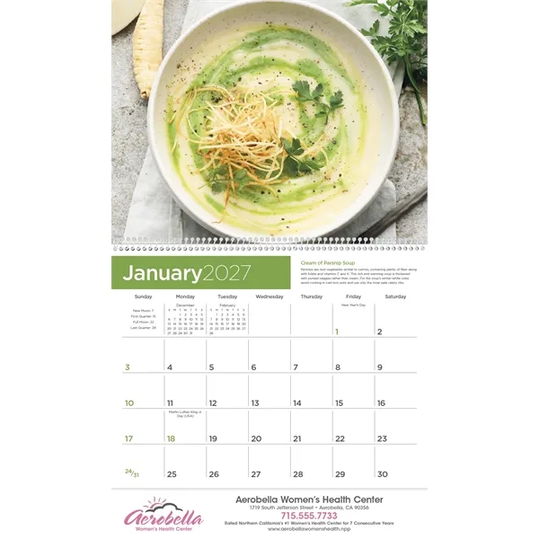 Healthy Eating... from ASI 40480 Koozie Group / Norwood Triumph Calendar