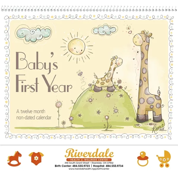 Baby's First Year by Rachelle Anne Miller... from ASI 40480 Koozie Group / Norwood Triumph Calendar
