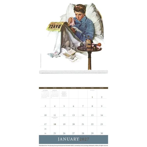 The Saturday Evening Post... from ASI 40480 Koozie Group / Norwood Triumph Calendar