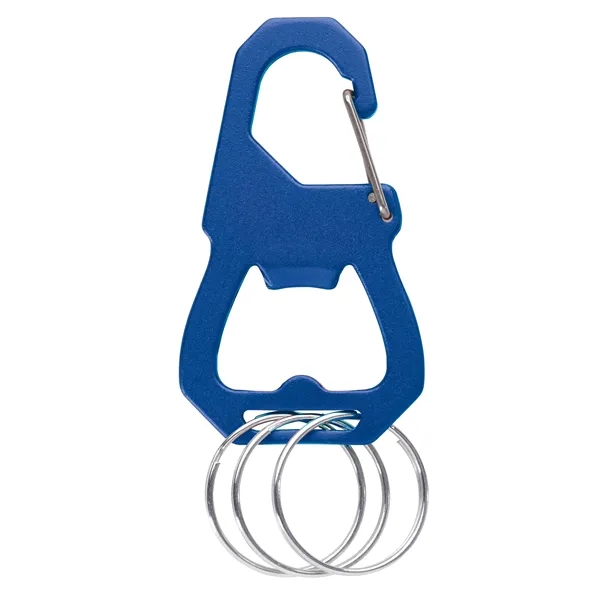 3 Keyring Carabiner with Bottle Opener... from ASI 40480 Koozie Group
