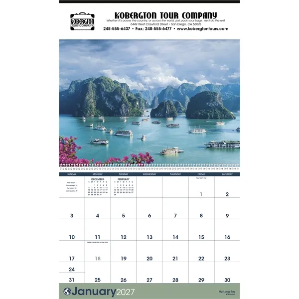 World Scenic... from ASI 40480 Koozie Group / Norwood Triumph Calendar