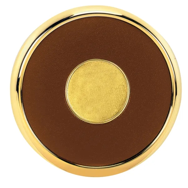 Round Brass Coaster... from ASI 40480 Koozie Group / Norwood