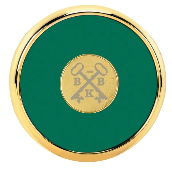 Round Brass Coaster... from ASI 40480 Koozie Group / Norwood